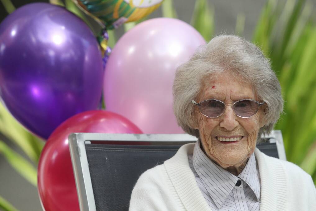 A ton of birthdays: Doris Tyler recently marked her big day. Picture: Chris Lane