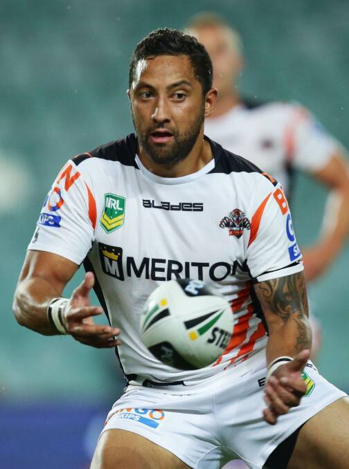 Disaffected: Auckland Blues rugby union convert Benji Marshall. Picture: Matt King, Getty Images