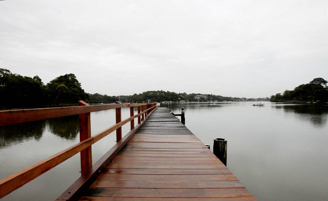 Pier pressure: The debate is divided on whether areas of the Georges River will be subject to rising sea levels in the future. Picture: Chris Lane
