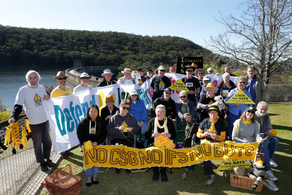 Sweet victory: Sunday's "pop-up-picnic" at Woronora Dam. Picture: Jane Dyson
