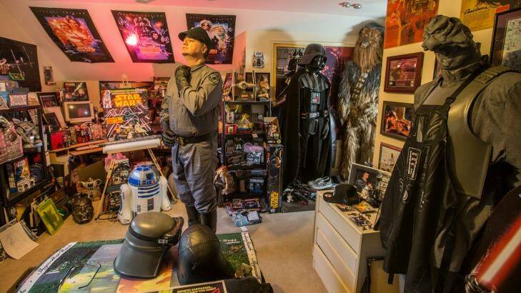 Chris Brennan,  director of the Star Wars Appreciation Society,  says not all people who describe themselves as Jedis in the census are 'nut jobs and ferals'. Photo: Jason South