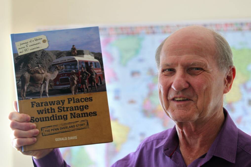 Overland: Gerald Davis has written a book on his time as a tour operator driving a bus overland from Kathmandu to London. Picture:John Veage