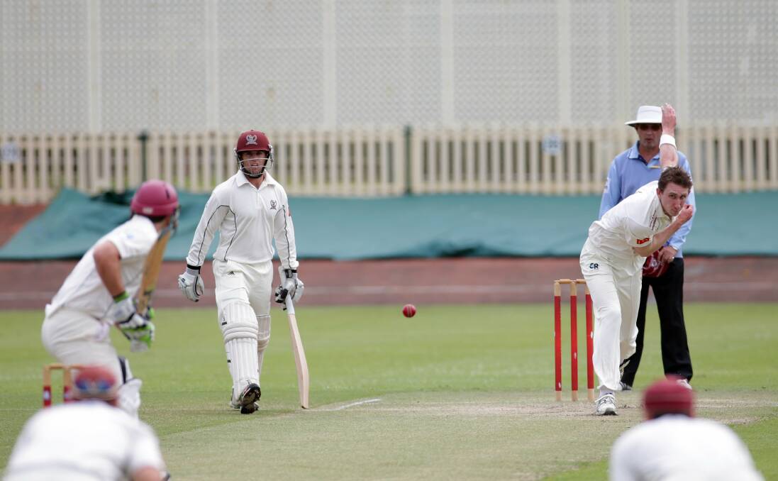 Bagful: St George fast bowler Eric Denhartog took four wickets playing second grade against Eastern Suburbs at Hurstville Oval. Picture: Chris Lane