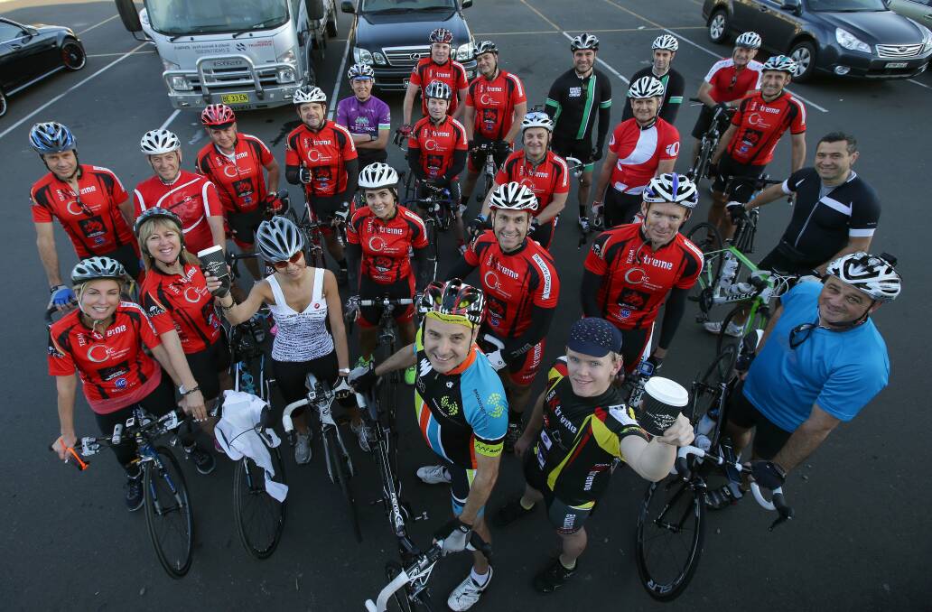 Ready for the MS Gong Ride: Team Xtreme members entered in the MS Gong Ride, on Sunday, November 2. Picture: John Veage