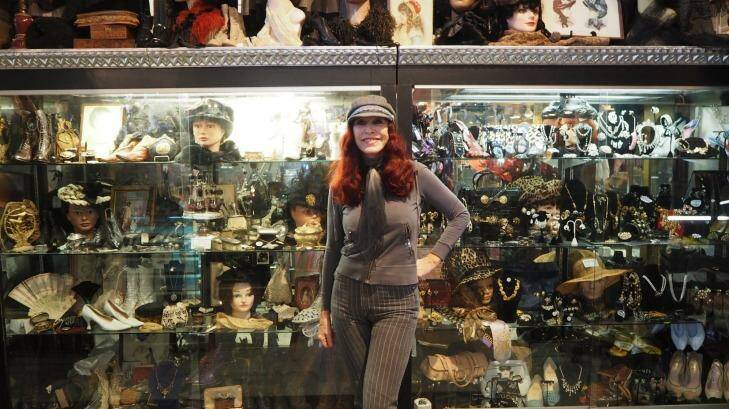 Stylish enterprise: Cicily Ann Hansen has been running a vintage store since the 1960s in San Francisco, which
boasts plenty of other retro shopping options. Photo: Nina Karnikowski