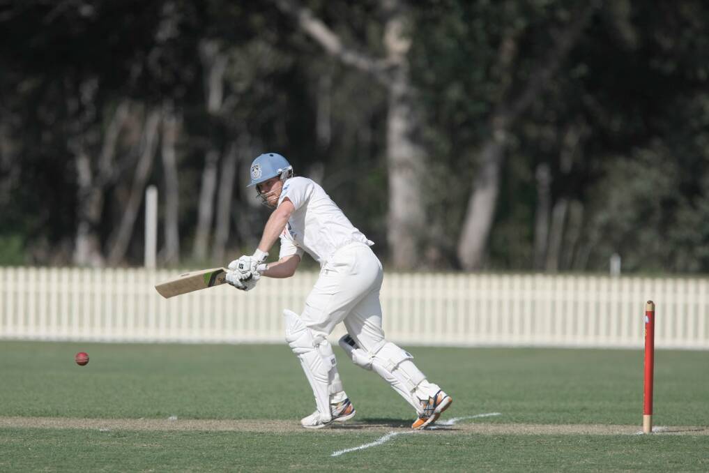 Half century maker: Sutherland's Mitch Brown made 79 on the opening day's play on Saturday at Rosedale Oval. Picture: Simon Bennett