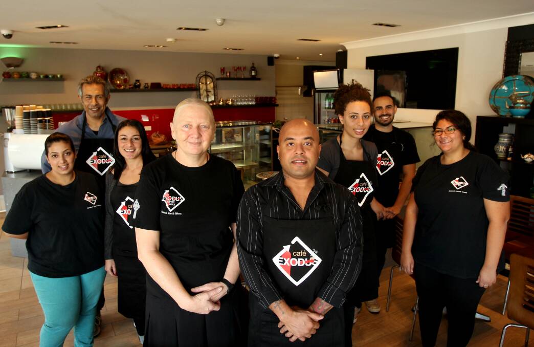 Happy to help: Exodus Youth Worx has opened a cafe in Kogarah Bay to help the organisation become self-sustainable. Picture: Chris Lane