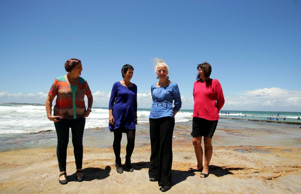 More is better: The Sea Naturals at home. Shows Christine Griffiths, Anne Van Vuuren, Mel Francis and Jacqui Alexander. Picture: Chris Lane