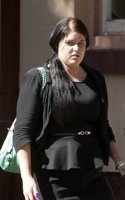 Talia Jade Van-Rysewyk at an earlier appearance at Kiama Local Court. Picture: Andy Zakeli
