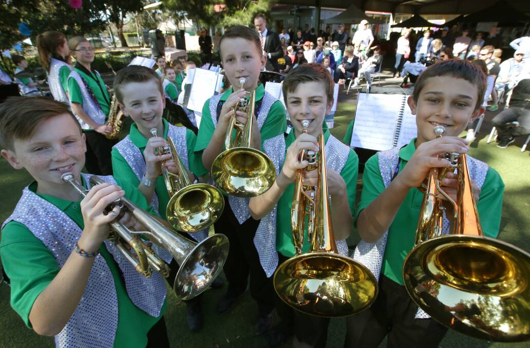 Fun for all: Gymea Bay Brass Band. Picture John Veage

