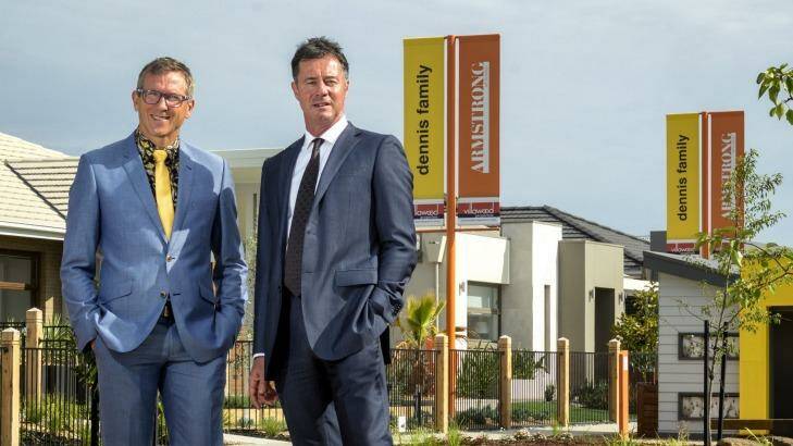 Villawood's Rory Costelloe and Tony Johnson say childcare providers are central to the company's future developments. Photo: Luis Ascui