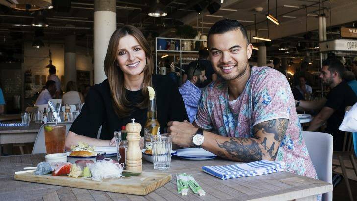 Guy Sebastian tells Kate Waterhouse about his first Australian arena tour over lunch. Photo: Christopher Pearce