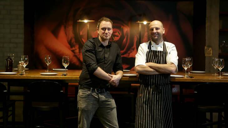 Beastly business: Neil Hamblen (left) and consultant chef Justin Wise. Photo: Wayne Taylor