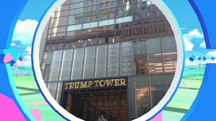 Trump Tower may be a PokeStop, but nobody inside gave any indication of knowing what a Beedrill even is.