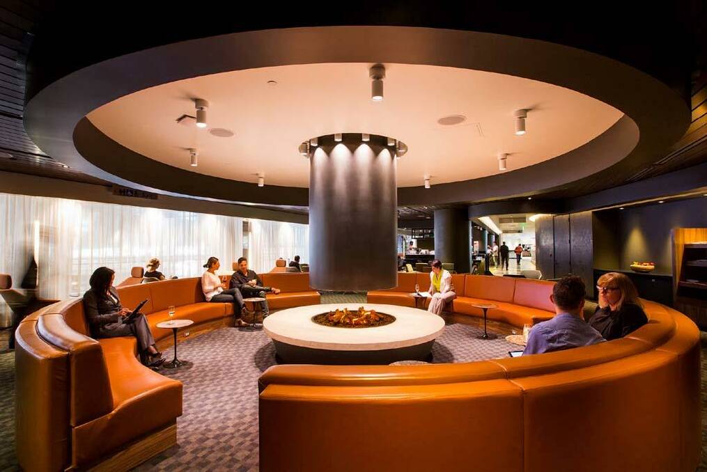 The new Qantas lounge at LAX. Photo: Brent Winstone