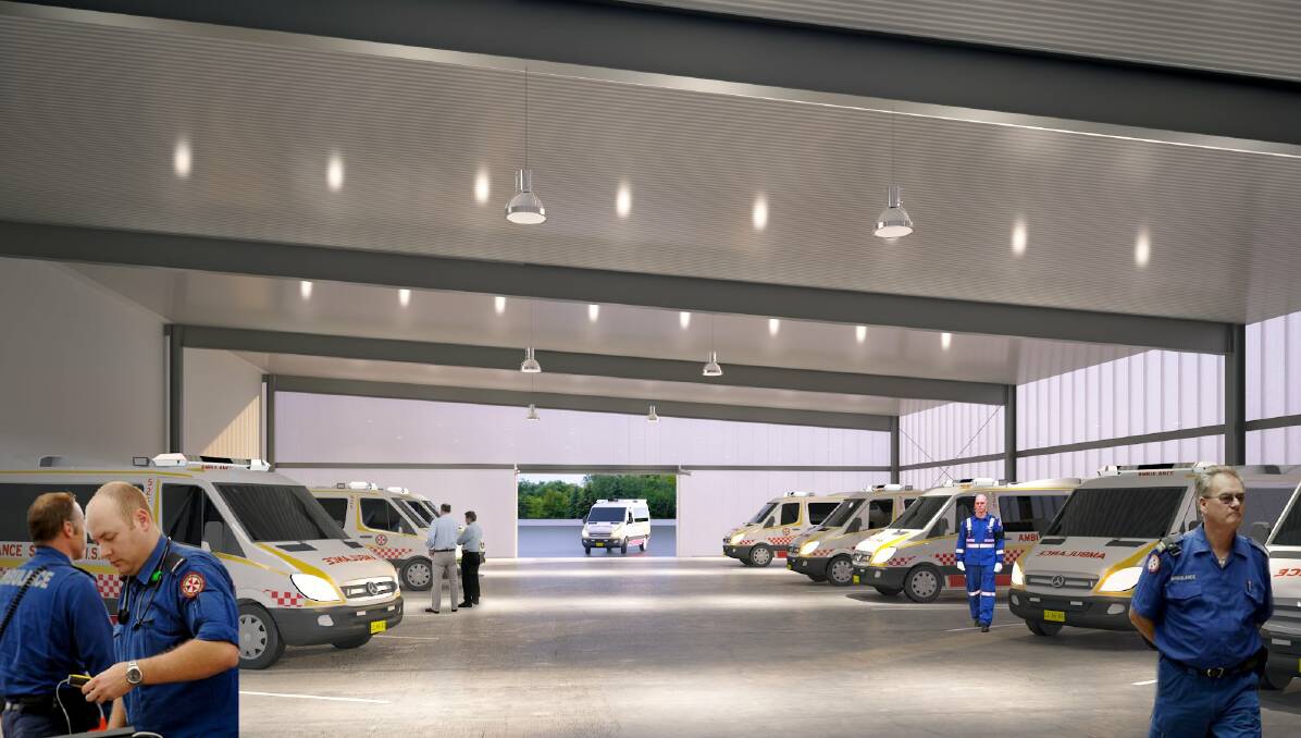 The future: How the new ambulance facility at Kogarah could look.