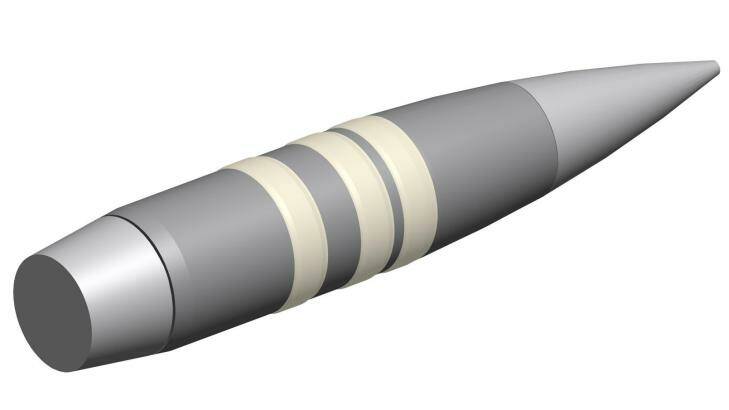 DARPA's Extreme Accuracy Tasked Ordnance (EXACTO) bullet. Photo: DARPA