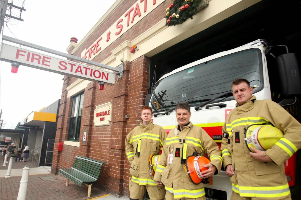 Some of the crew: Mortdale fire station will hold an information session for new recruits next week. Picture: Chris Lane