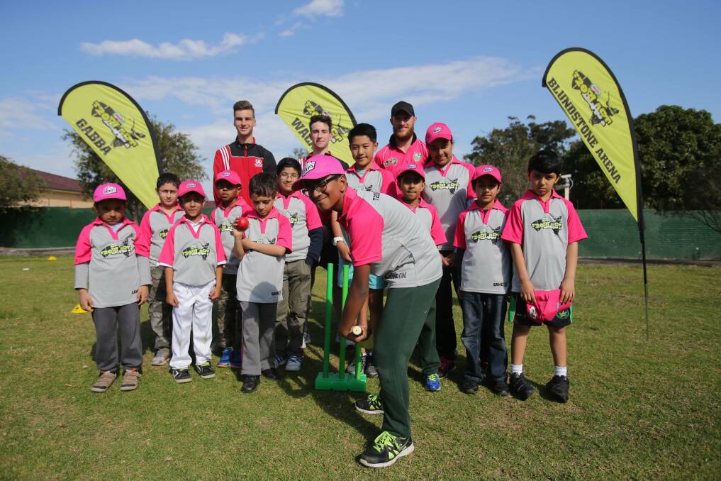 Howzat: St George District Cricket Asociation launched its 2015-16 season on Saturday at Smith Park, Kingsgrove. Picture: Chris Lane