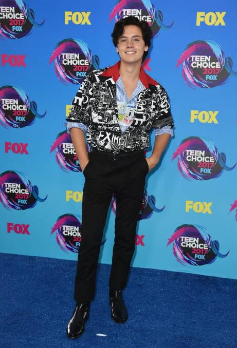 Cole Sprouse arrives at the Teen Choice Awards at the Galen Center on Sunday, Aug. 13, 2017, in Los Angeles. (Photo by Jordan Strauss/Invision/AP)