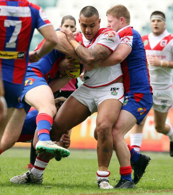 Finals: Dragons and Newcastle under-20s semi final holden cup. Picture Chris Lane