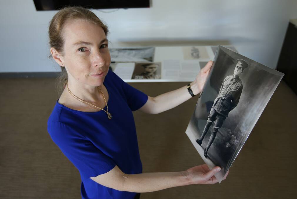 Memories: Local History Specialist Kirsten Broderick is looking for memorabilia for council's Together We Remember ANZAC exhibition. Picture John Veage
