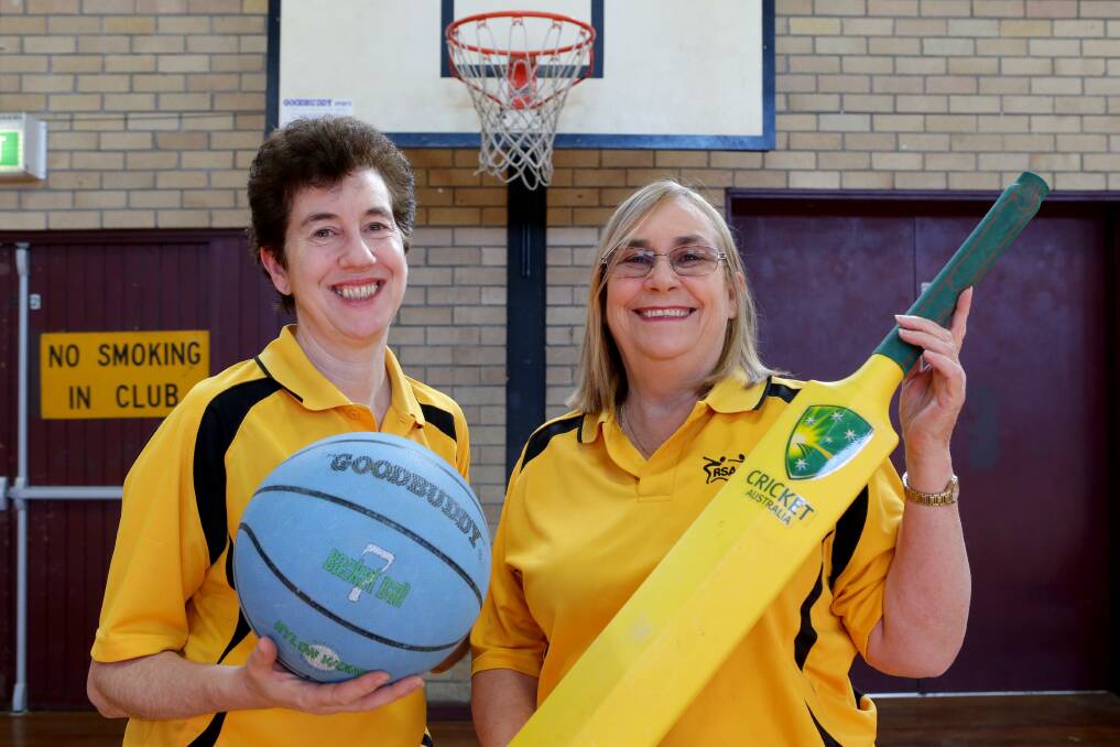A slam dunk: Kate DeMayo (left) and Jenny Bombardieri hope to run the classes every school holidays. Picture: Jane Dyson