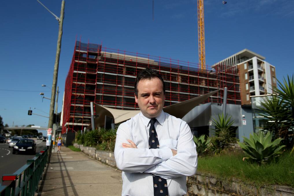 Compliant or not: this development has the okay to build three extra storeys. Cr Mclean questions why, as this exceeds council regulations. Picture Chris Lane