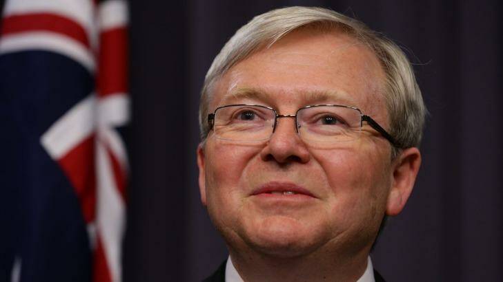 Kevin Rudd would have been a long-shot, even if he got a Turnbull government nomination to become head of the United Nations. Photo: Alex Ellinghausen