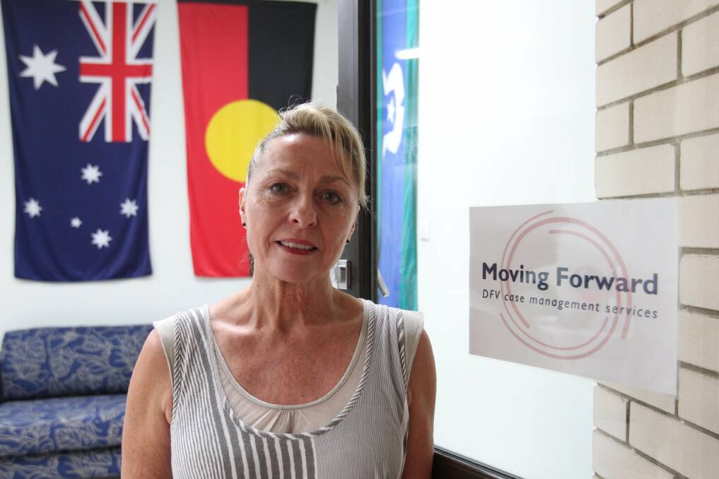 Taking steps: Domestic violence case worker Jan Christie has opened a support service in St George for women and their children. Picture: Chris Lane

