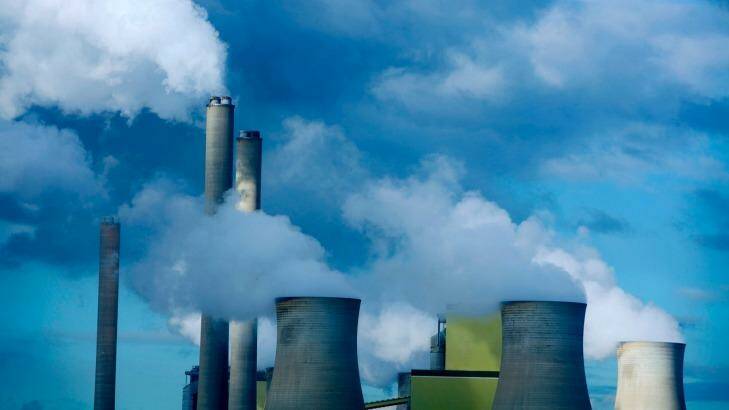 Power plants fired by brown coal have increased their emissions, a report has shown.  Photo: Paul Jones