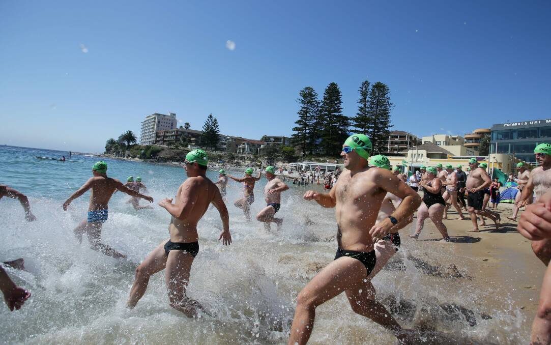 Big day out: Crowds take to the water at last year's Cook Community Classic. Picture: Chris Lane