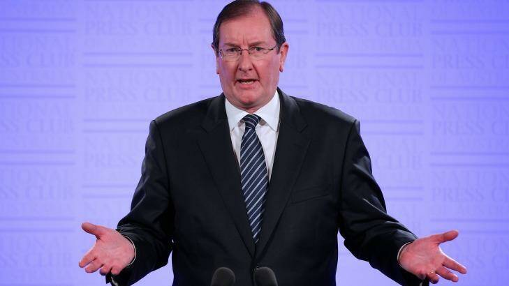 Brian Loughnane, Federal Director of the Liberal Party, has said voters confuse the Liberal Democrats with his party. Photo: Alex Ellinghausen