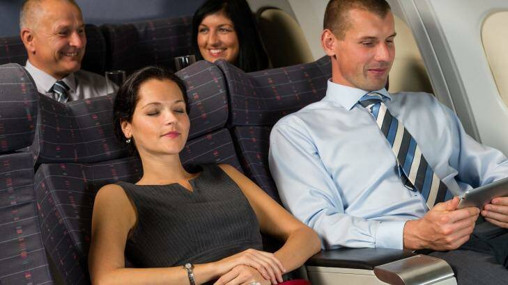 It's not hard to ask the person behind you before reclining your seat. Photo: 123rf.com 