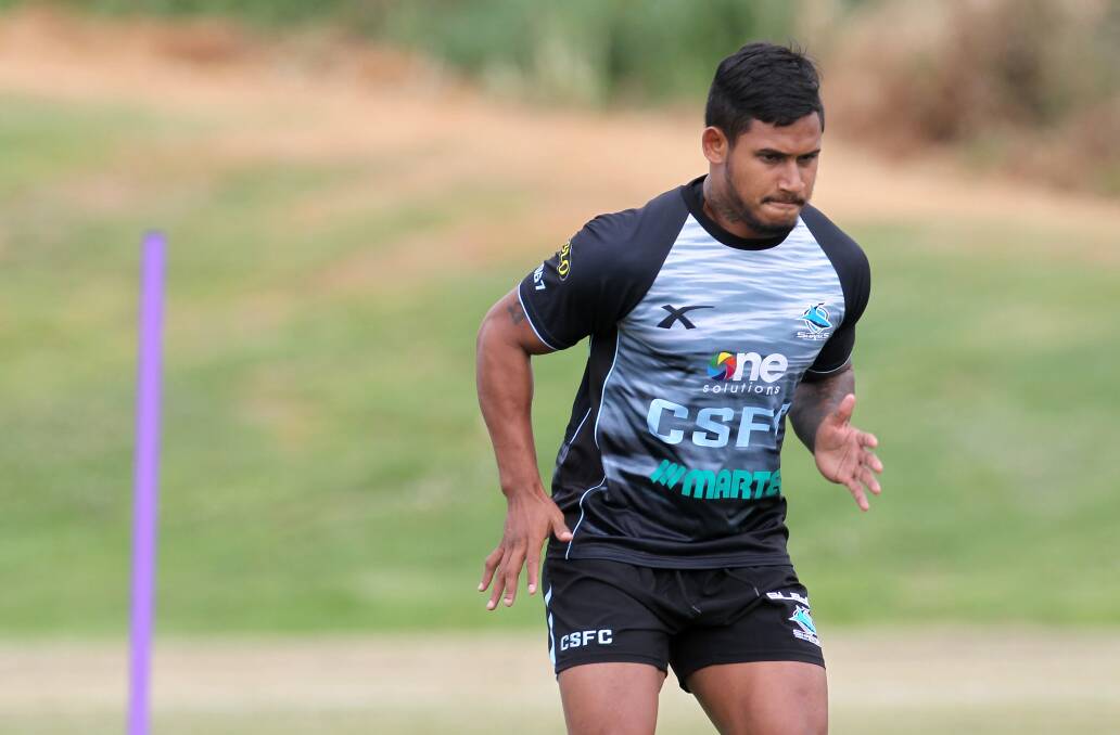 Selected: New Shark Ben Barba has made the Indigineous All Stars team at five-eighth. Picture: John Veage