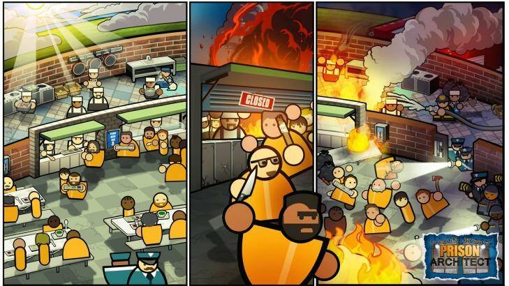 In Prison Architect life can turn ugly in a instant if you're not prepared, or even if you are. Photo: Supplied