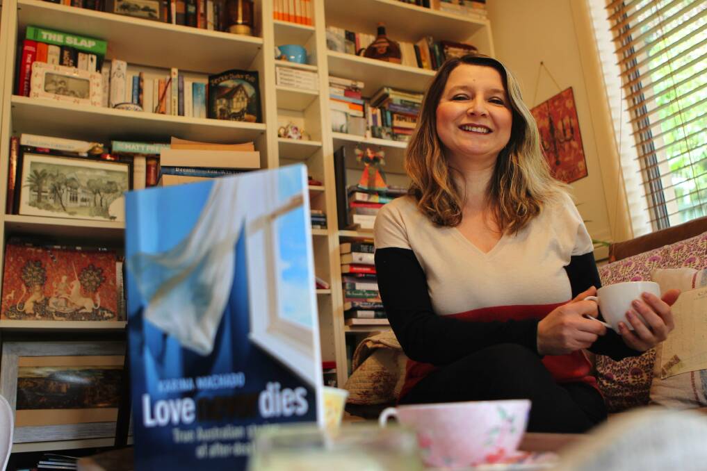 Love never dies: Journalist Karina Machado has published a book about life after death. Picture: John Veage
