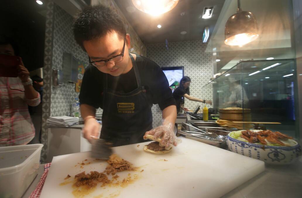 Mo Burger: Hurstville central-chinese street food.Picture John Veage