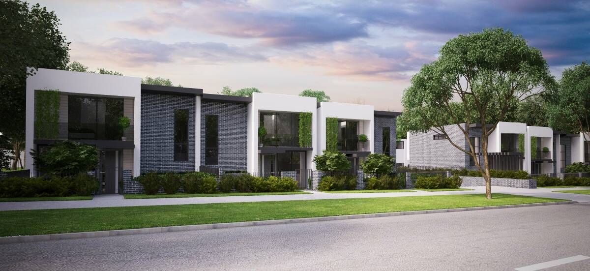More needed: The taste for townhouses is strong in the shire as shown by the demand for this new project at Kirrawee.
