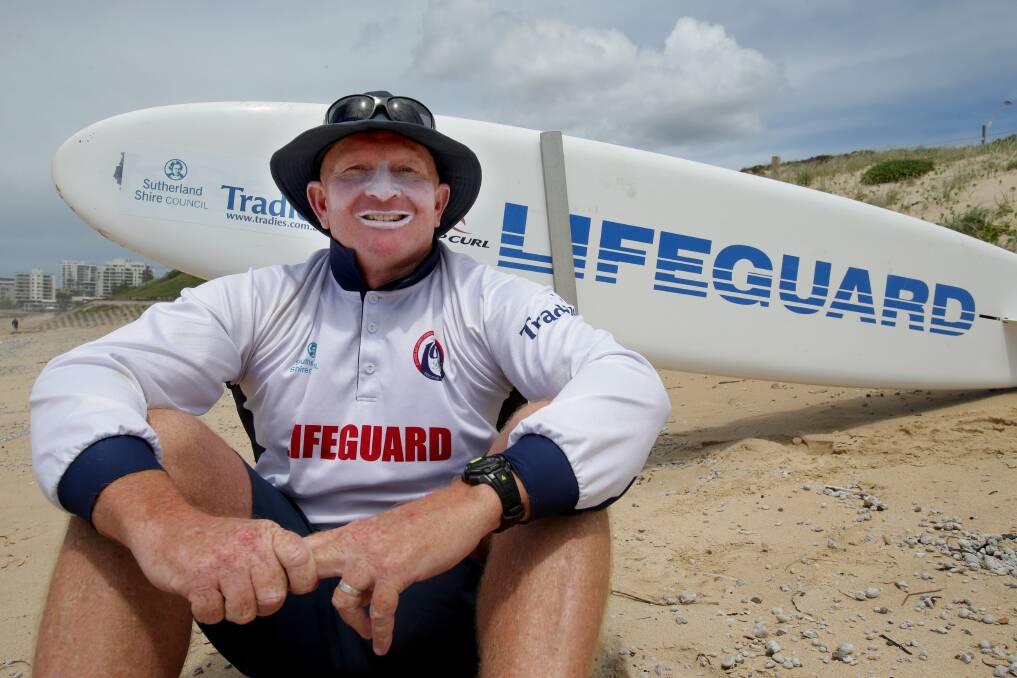 Training kicks in: Richard Garnsey was awarded the Surf Lifesaving NSW Rescue of the Month award for December after three dramatic rescues. Picture: Jane Dyson
