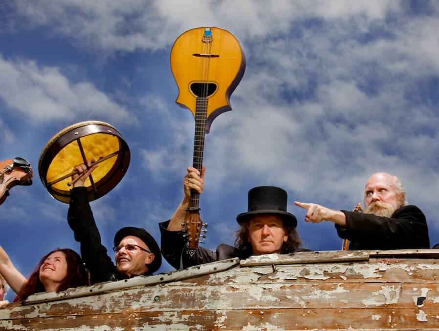 Tinkers tinkering: Their forte is traditional Irish music.