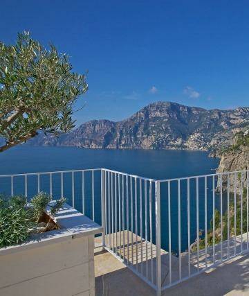 Picturesque: Casa Angelina overlooks expanses of the Mediterranean Sea.