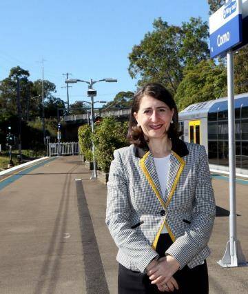 Rail organisations were "hamstrung by this ridiculous clause": Gladys Berejiklian. Photo: Lisa McMahon