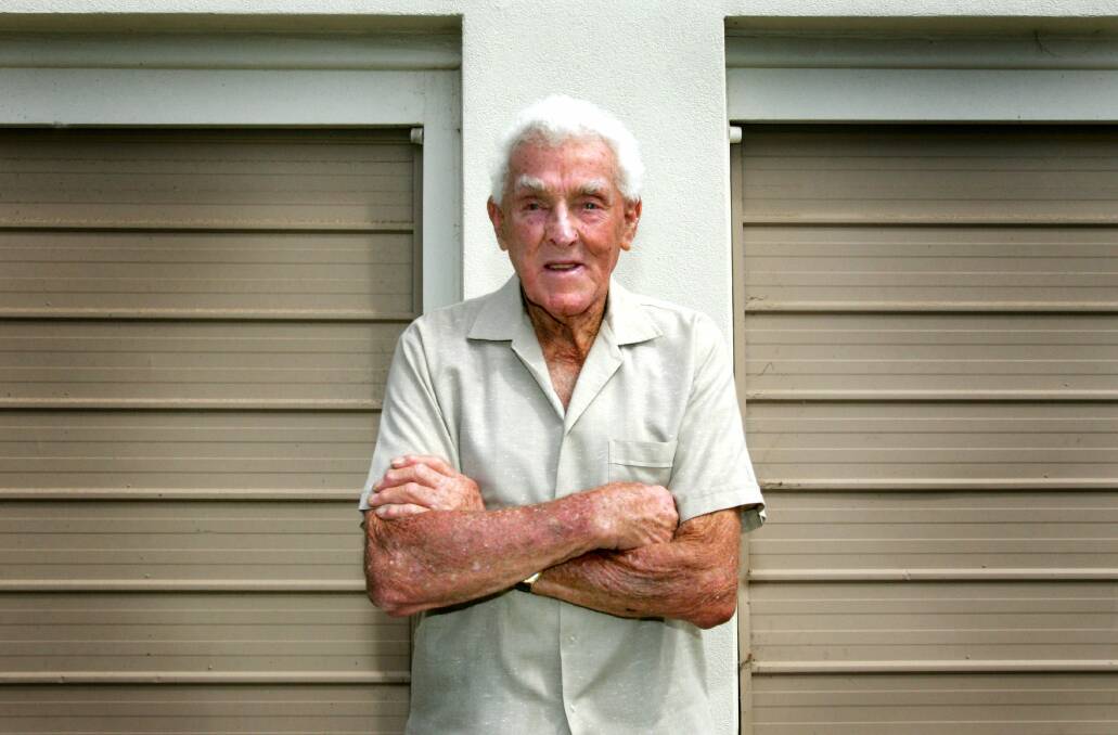 Dudley Cecil Symonds, better known as Curly, member of the Cronulla RSL, football and hockey coach and local identity, has passed away aged 93. Picture: Lisa McMahon