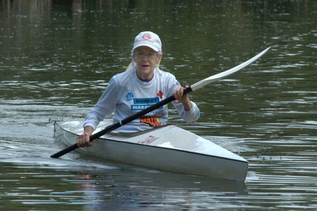Inspiring: Joan Morison OAM had three passions - her beloved husband Bruce, four children and paddling. Picture: Supplied.