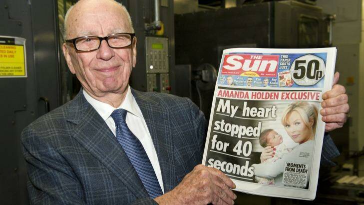 Mass market titles like Britain's <i>The Sun</i> remain a 'challenge' for Rupert Murdoch's News Corp.