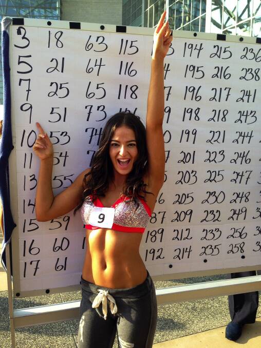 Cheers: Bianca Argyros of Sans Souci was in the semi-finals of the Dallas Cowboys cheerleading tryouts.