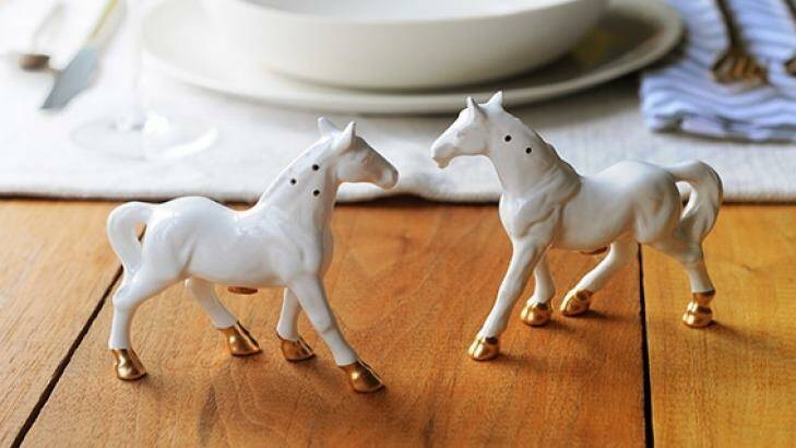 Colours: It's easy to give vintage salt and pepper shakers a new style. Photo: Amanda Kingloff 