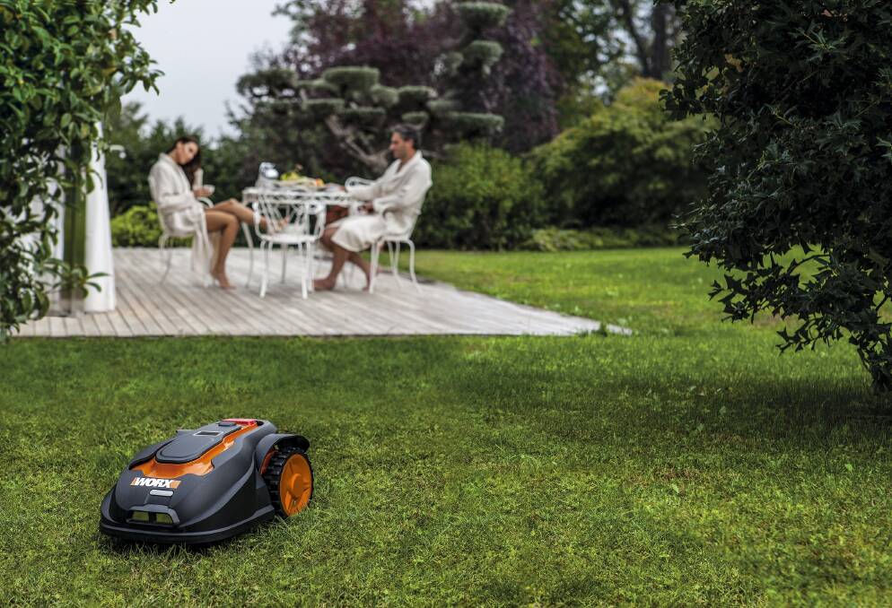 Let your robot do the mowing