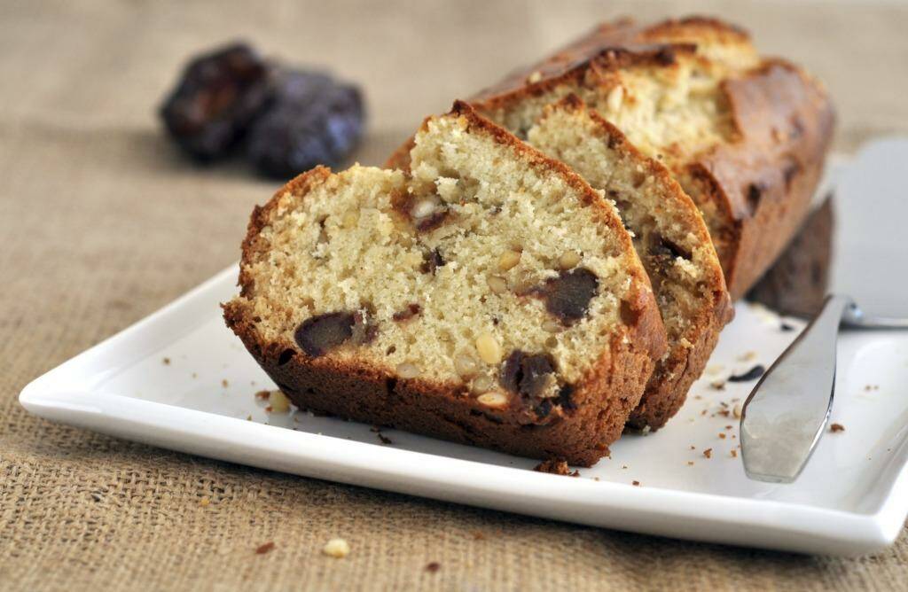Date and walnut loaf. Photo: Supplied